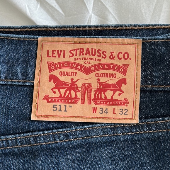Levi’s 511 Men’s Jeans 34L 32L - Picture 2 of 8